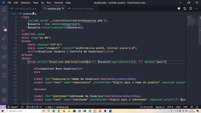 Disciplina: Linguagem de Programação Aula 26 Atualização e exclusão de dados com PHP e HTML смотреть онлайн