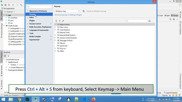 How to get Main Menu / Toolbar back in Android Studio IDE? (Windows/Linux/MAC) смотреть онлайн