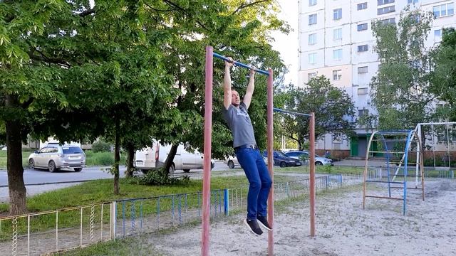Подтягивания. Прогресс за два месяца. смотреть онлайн