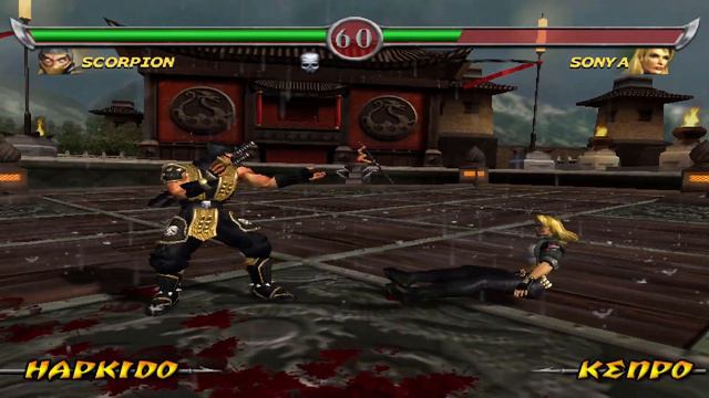 Scorpion Vs Sonya |  Mortal Kombat: Deadly Alliance | Play Station 2