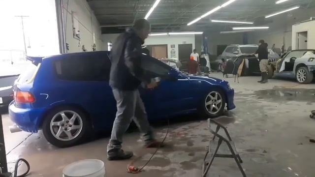 92 honda civic Eg paint job смотреть онлайн