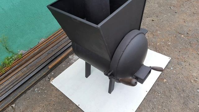 Мини печь из газового баллона, каменка.Garage Oven. смотреть онлайн