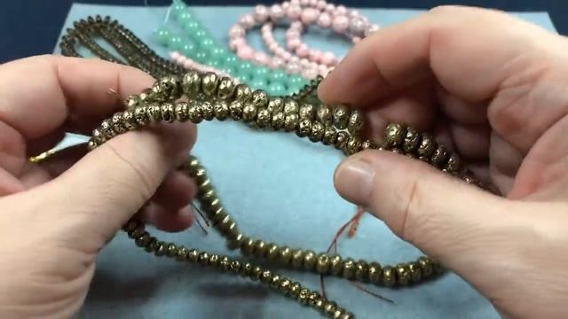 Посылки с AliExpress. Бусины, цепочки, маски. смотреть онлайн