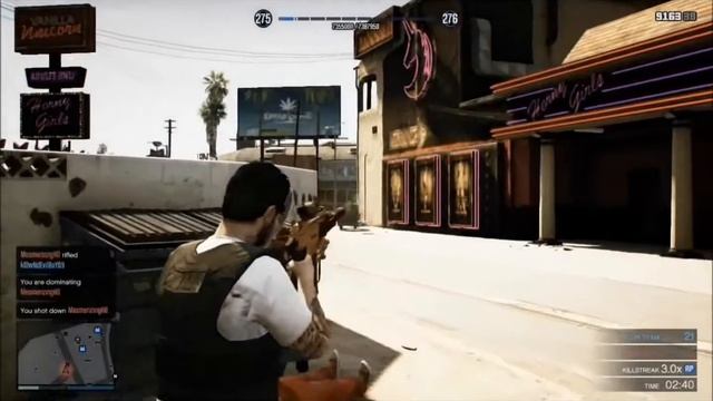 GTA 5 ONLINE KILLING SPREE (free aim) смотреть онлайн