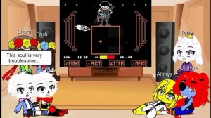 UNDERTALE react to "Ink!Sans Full Fight (v0.39) and bonus" | Read Description | Birthday Special!