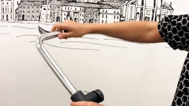 Смеситель для кухни Paini Piemonte с выдвижной лейкой смотреть онлайн