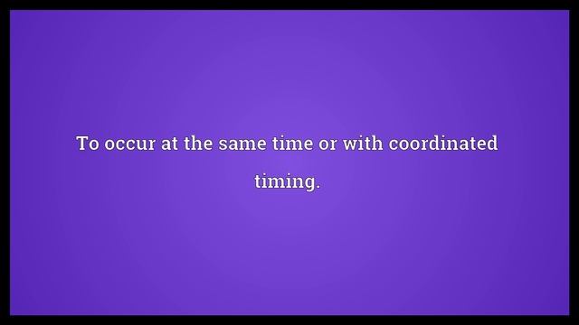 Synchronize Meaning смотреть онлайн
