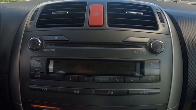 How To Change Radio Source In Toyota Auris I ( 2006 – 2013 ) - Enable AUX Or Bluetooth
