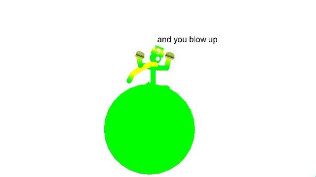 green sky and stick nodes when he eats to much krabby patty be like смотреть онлайн