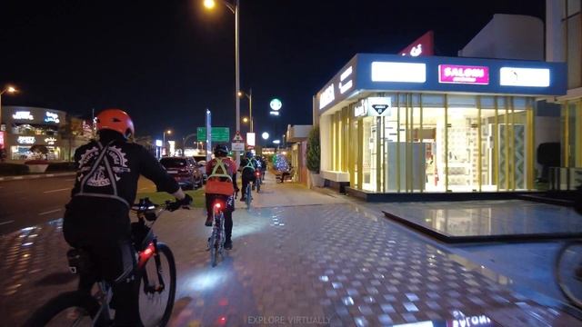 [4K] Dubai cycling tour from Clock tower to Burj Al Arab | Jumeirah street | kite beach | riding | смотреть онлайн