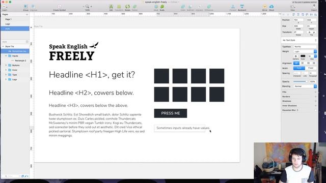 Wherein I Slowly and Poorly Do #design with #sketch #ui #ux (Part 3) смотреть онлайн