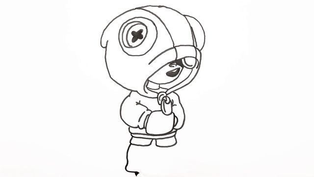 Как нарисовать Леона из brawl stars смотреть онлайн