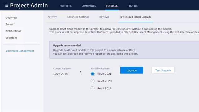 Revit 2021.1: Revit cloud model upgrade смотреть онлайн