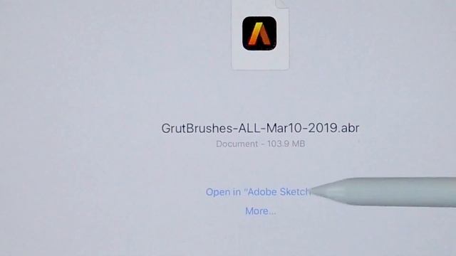 How to import GrutBrushes Photoshop brushes into Artstudio Pro on the iPad смотреть онлайн