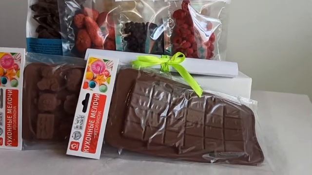 Шоколад Подарочный набор №5 для приготовления горького шоколада на кокосовом сахаре с ягодами 3 па смотреть онлайн