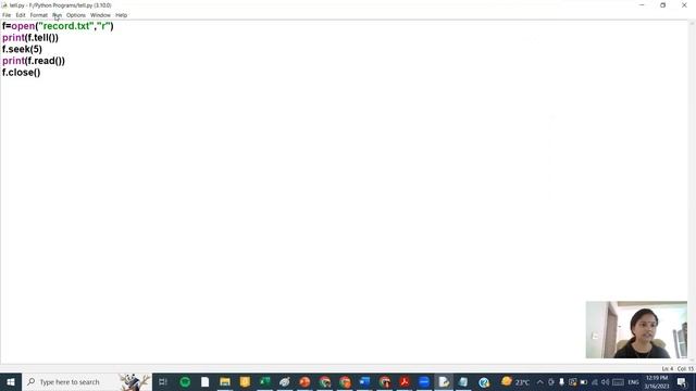 seek( ) and tell( ) functions in Python | Random File Access | CBSE Class - XII | Computer Science смотреть онлайн
