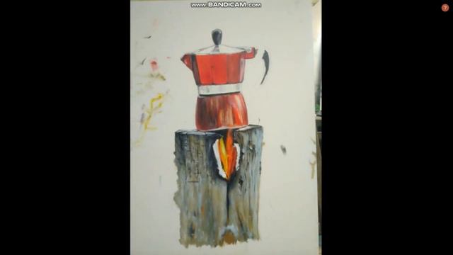 Картина "Кофейник" подарок на день рождение! смотреть онлайн