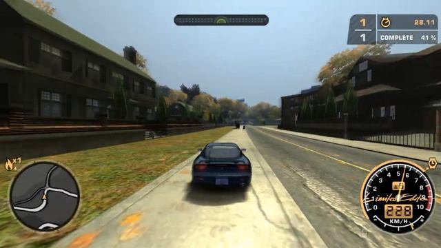 NFSMW 2005: Test Drive: Stock Mazda RX-7 смотреть онлайн