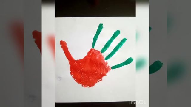 Рисование ладошками - «Петушок». Для первой младшей группы