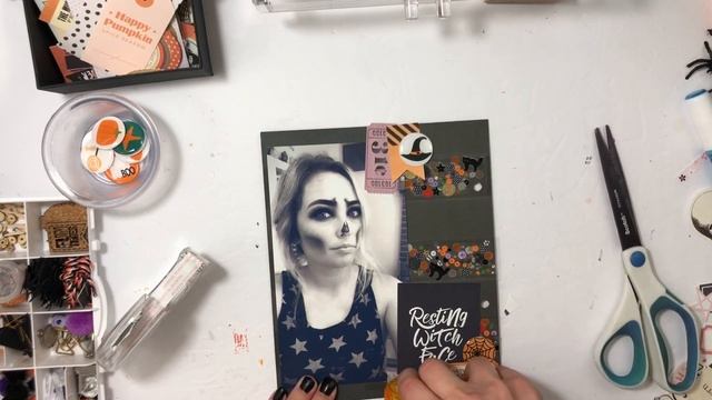 OCTOBER DAILY | Part 4 | Process Video | Scrapbooking смотреть онлайн