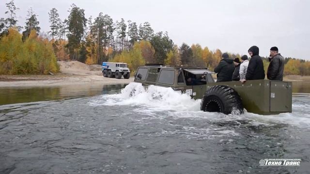 МЧС на тест драйве вездеходов "Fenix" и "Бурлака" смотреть онлайн