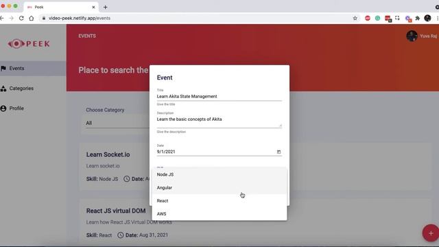 Introducing Peek ? - Place to share & gain knowledge with video conferencing (Auth0+WebRTC+Angular) смотреть онлайн