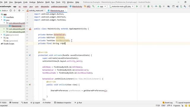 Salvar Dados Na Memória Interna do Dispositivo - Android Studio смотреть онлайн
