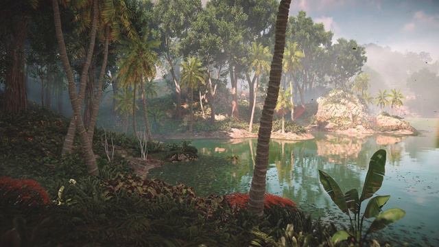 Horizon Forbidden West Ambience | 4K HDR PS5 | 1 hour | No music ASMR / Sleep aid | Forest Swamp смотреть онлайн