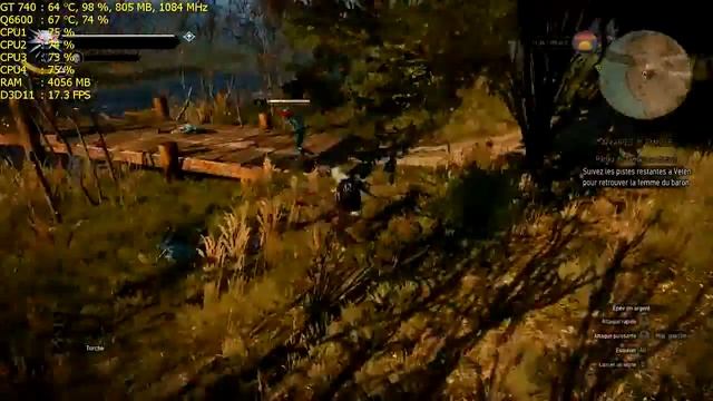 The Witcher 3 - High - Geforce GT 740 2GB DDR3 OC | Q6600 | 6 GB RAM смотреть онлайн