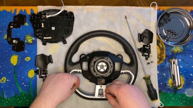 Разбираю руль Fanatec csl DD pro смотреть онлайн