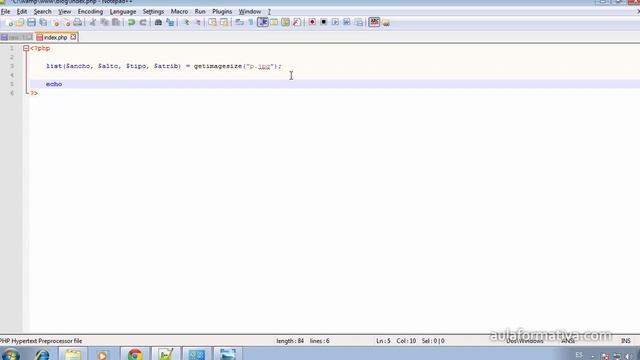 PHP Script para obtener información de una imagen смотреть онлайн