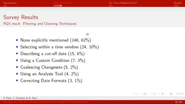 Technical Track: Escaping the Time Pit: Pitfalls and Guidelines for Using Time-Based Git Data смотреть онлайн