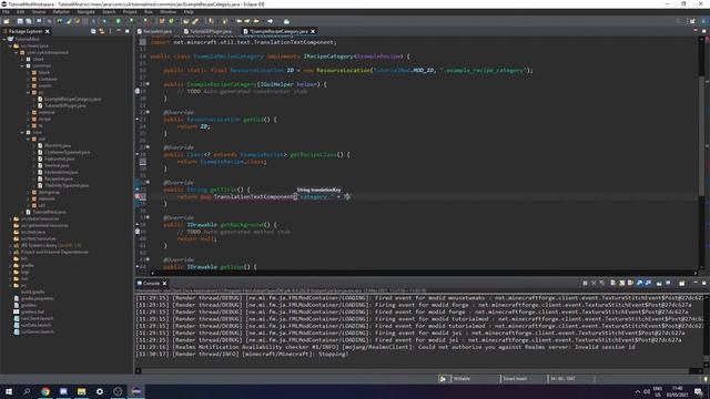 Minecraft Modding Tutorial 1.16 | 18.0 - JEI Plugin смотреть онлайн