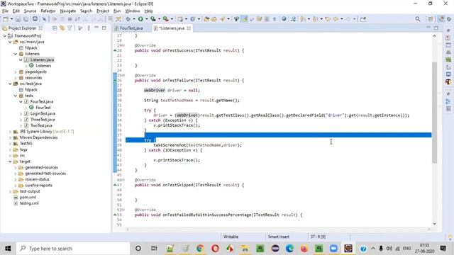 Selenium Java Training - Session 34 - Developing a Framework and Automating Live Project (Part 2) смотреть онлайн