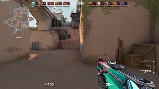 Deathmatch with bots in VALORANT custom game смотреть онлайн