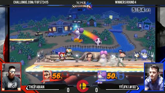 FGF5 - THC|Fabian (Luigi) Vs. YF|JFK (Yoshi) - Singles WR4 - Smash 4 смотреть онлайн