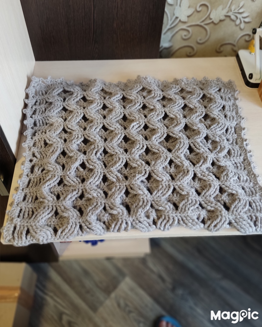 Объёмный напольный Коврик в 3D!крючком. смотреть онлайн