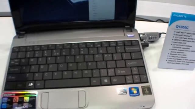 Gigabyte Q1000C English Hands On At Cebit 2010