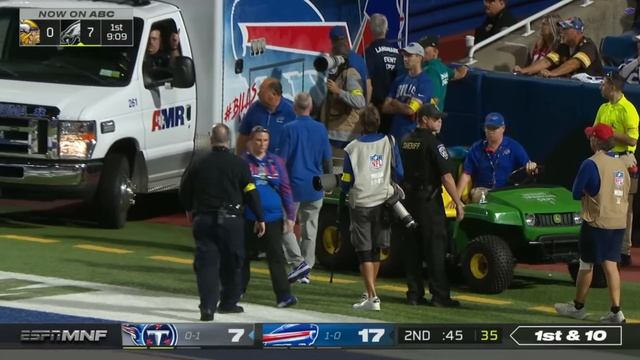Dane Jackson SCARY injury after being hit by Tremaine Edmunds | Full Sequence смотреть онлайн