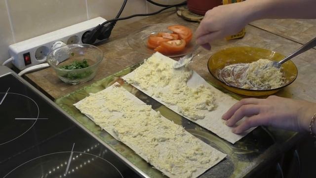 Лаваш с начинкой!!! Очень вкусный рецепт!!! Pita bread with filling!!! смотреть онлайн