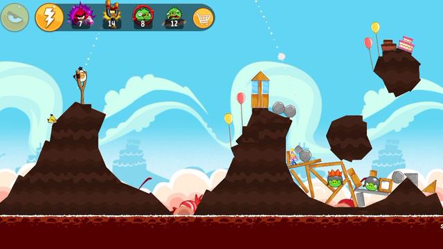 Angry Birds Birdday Party All Levels (2nd Anniversary) смотреть онлайн