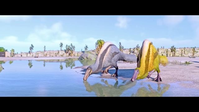Yutyrannus, Deinocheirus, Sinosauropteryx ? Jurassic World Evolution 2 Feathered Species Animations
