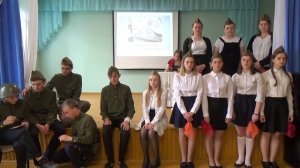 Конкурс инсценированной песни. "На позицию девушка провожала бойца..."