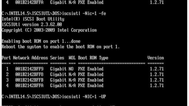 Flashing Sun PCI ExpressModule with iSCSI Firmware from Intel смотреть онлайн