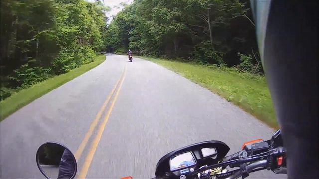 Finding Bunches Creek and Life Changes Dual Sport Ride in Maggie Valley смотреть онлайн