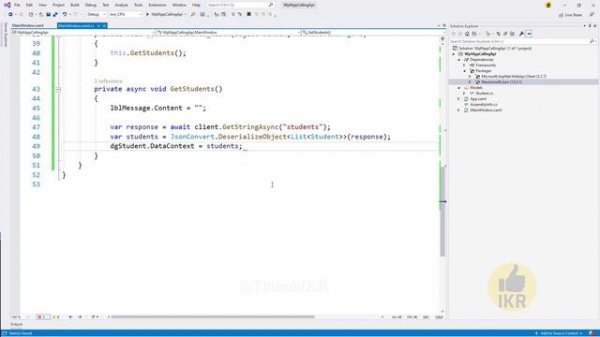 WPF CRUD Operation Calling Web API || ASP.NET Core || EF Core || SQL Server
