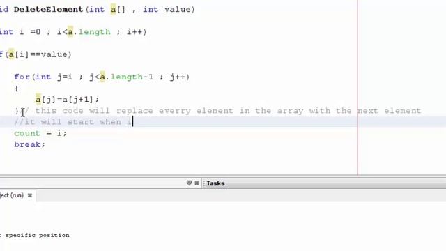 Data Structure with Java -Delete Element from an array смотреть онлайн