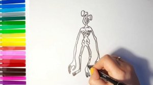 Сиреноголовый SCP-6789 Siren Head. Как нарисовать сиреноголового.