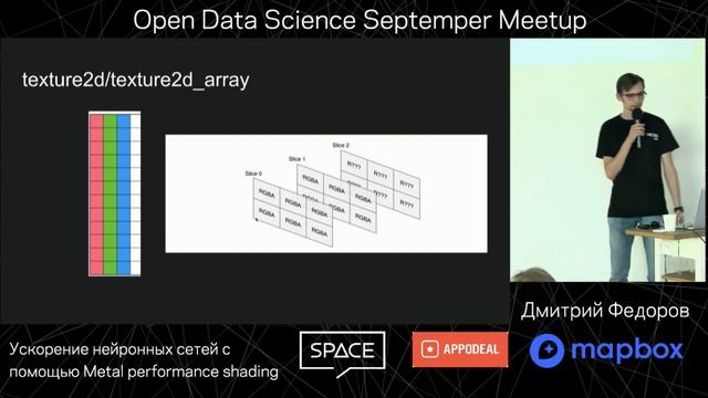 ODS September Meetup– Ускорение нейронных сетей с помощью Metal performance shading, Дмитрий Федоро смотреть онлайн