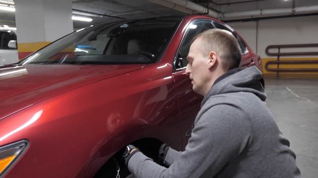 Обзор цепей противоскольжения, примерка на Lexus ES смотреть онлайн